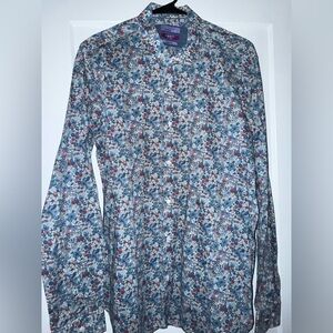 Liberty Multicolor Floral Casual Button Down Shirt